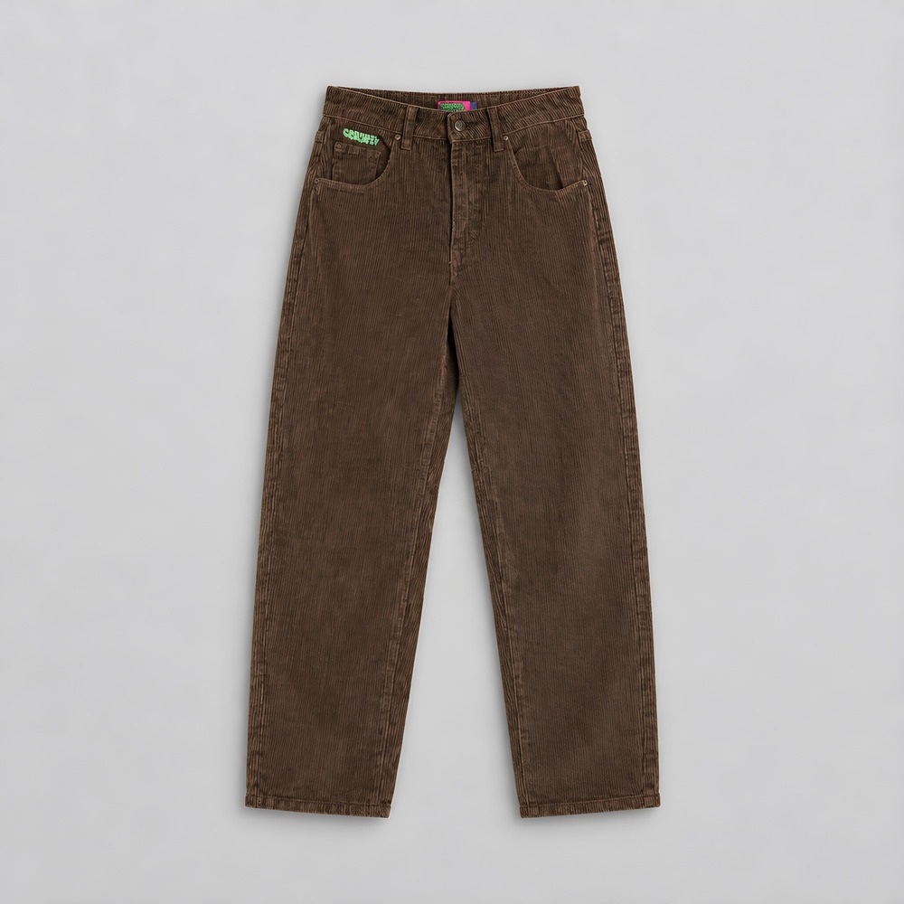 Empyre Tori Brown Corduroy Pants 90s 29x30 Barrell Wide Leg Skater Streetwear
